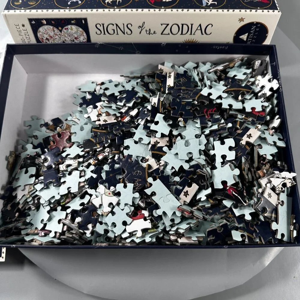 Signs Zodiac Artisan Puzzle Carlota Santos Jigsaw 1000 Pieces Artisan Publisher